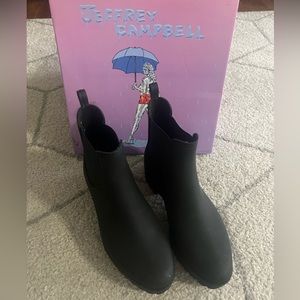 Jeffery Campbell “Cloudy” rain boots
